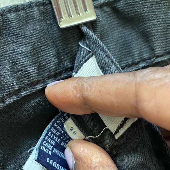 Madewell Women's Dark Gray Jeans - Picture 4 of 9